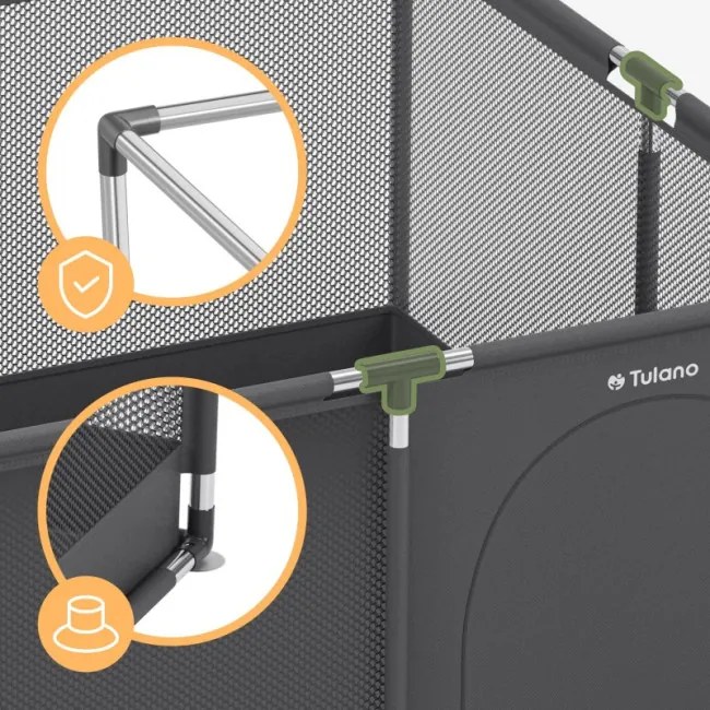 Detská ohrádka Cozy 20 grafitová