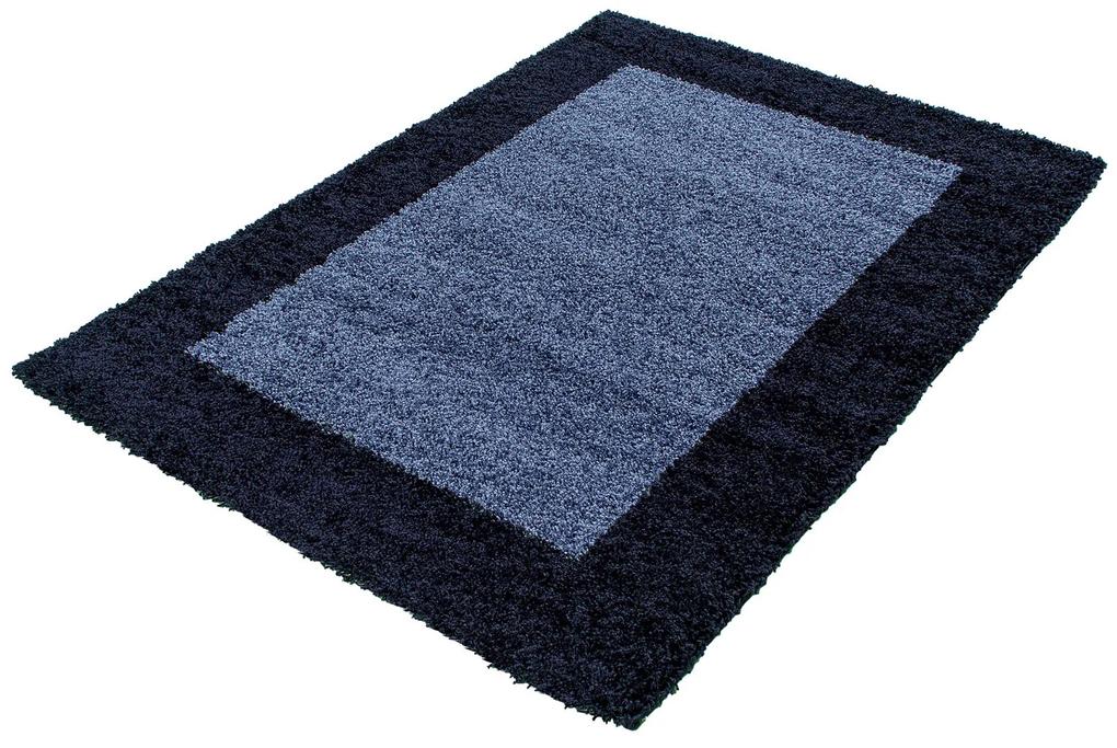 Ayyildiz koberce Kusový koberec Life Shaggy 1503 navy - 80x250 cm