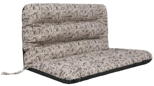 Vankúš na hojdačku ANIA 120 cm beige coffee