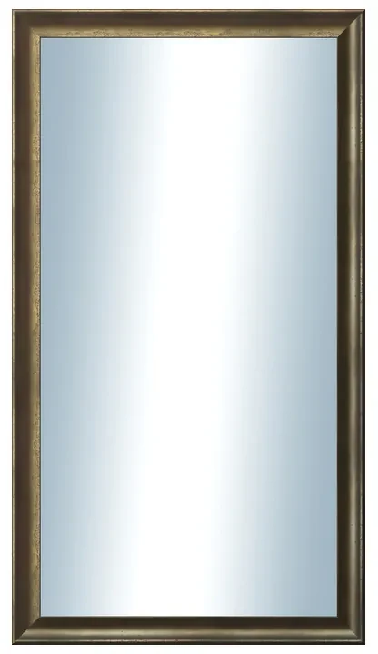 DANTIK - Zrkadlo v rámu, rozmer s rámom 50x90 cm z lišty Ferrosa bronzová (3143)