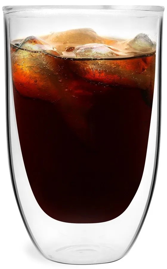 Dvojstenné/na latte sklenené hrnčeky v súprave 6 ks 350 ml – Vialli Design