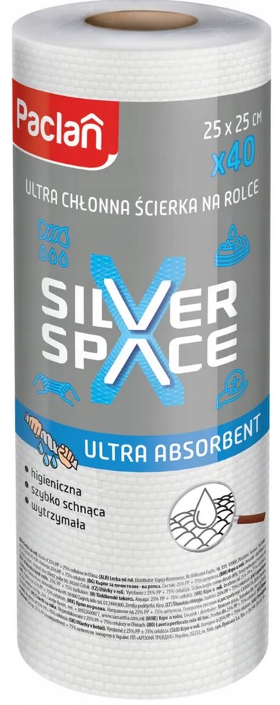 Paclan Univerzálne obrúsky na rolke – 40 ks