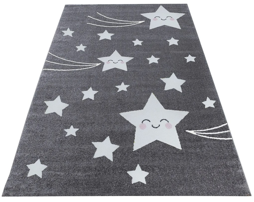 Ayyildiz koberce Kusový koberec Kids 610 grey - 120x170 cm