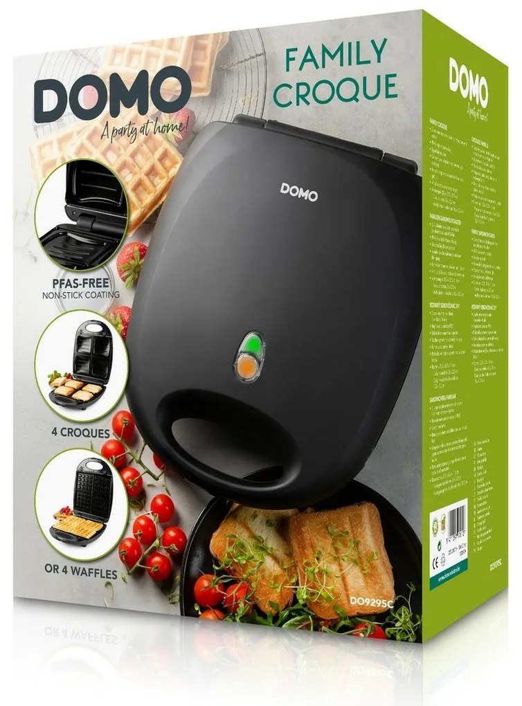 DOMO DO9295C sendvičovač 2v1