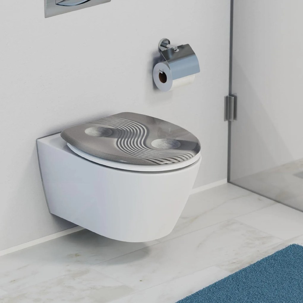 Eisl Sanitär WC sedadlo Duroplast Soft Close Ying and Yang 82152