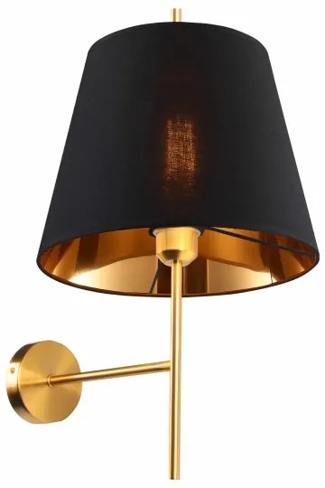 Nástenná lampa ELENA 1xE27/20W/230V čierna