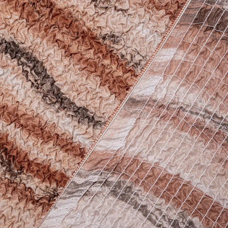 Bielastické poťahy OCEANO NOVÉ tehlové kreslo (š. 60 - 110 cm)