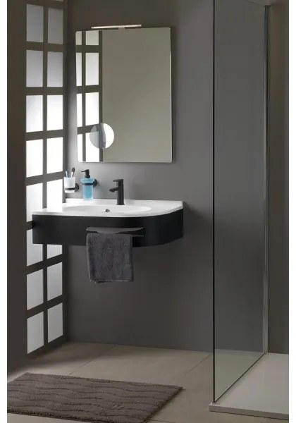 Sapho - Rohové zapustené umývadlo PULSE 75x43 cm mramor/biela