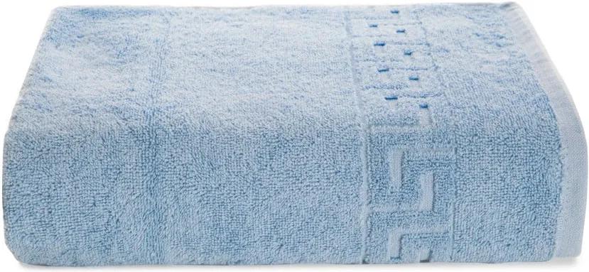 Svetlomodrý bavlnený uterák Kate Louise Pauline, 50 × 90 cm