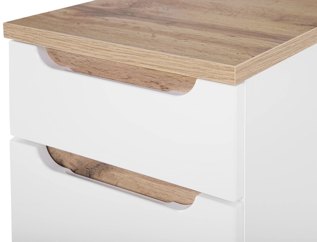 Kúpeľňová stojaca skrinka BALI biela - nízka spodná