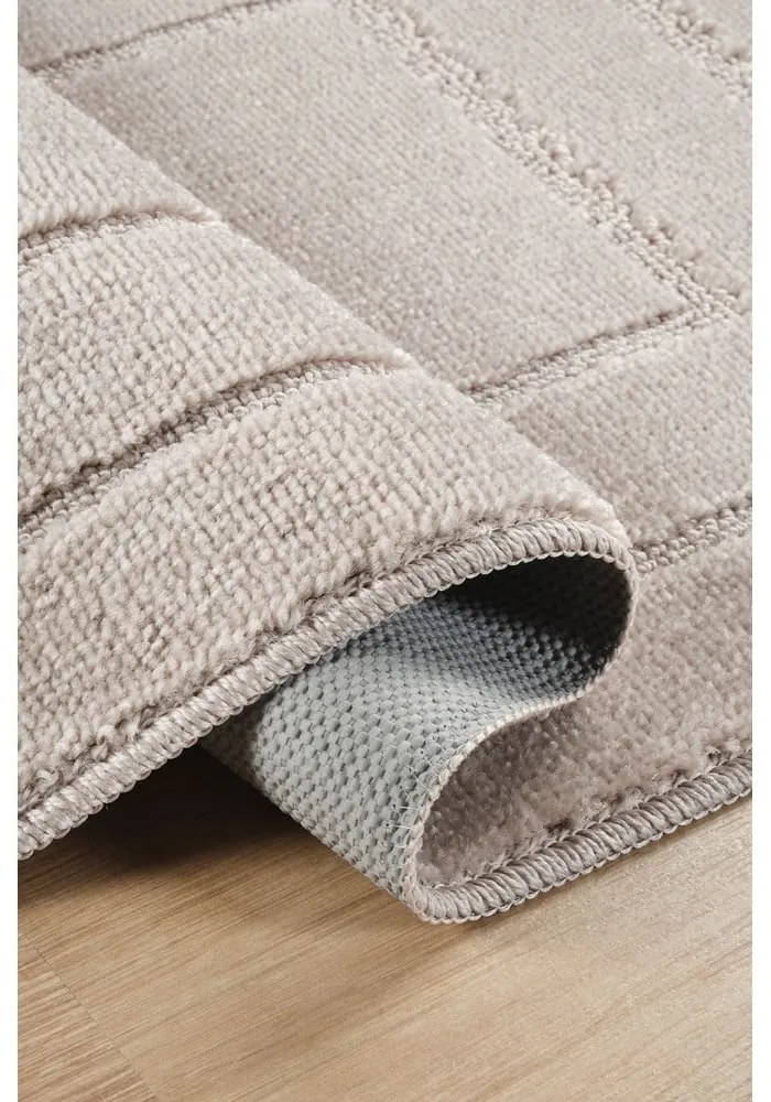 Svetlohnedé kúpeľňové predložky v súprave 2 ks 50x80 cm Cerceve – Foutastic