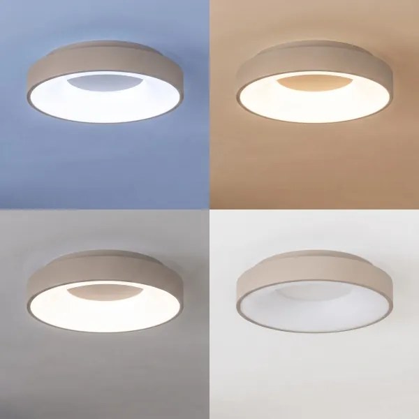 BRILAGI - LED stmievateľné stropné svietidlo FALCON II LED/67W/230V biela/béžová + diaľkové ovládanie