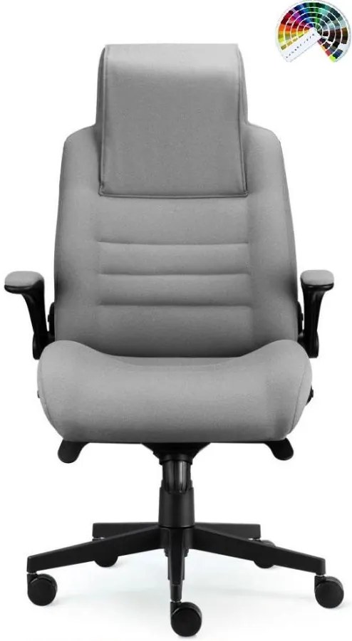 Záťažová kancelárske kreslo DISPOS 24/7 a DISPOS MIDI 24/7 čalúnenie KOŽENKA Arizona