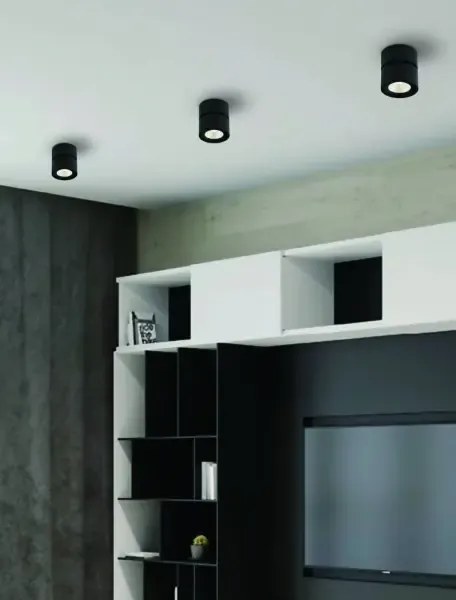 Minimalistické bodové svietidlo Mone čierna 