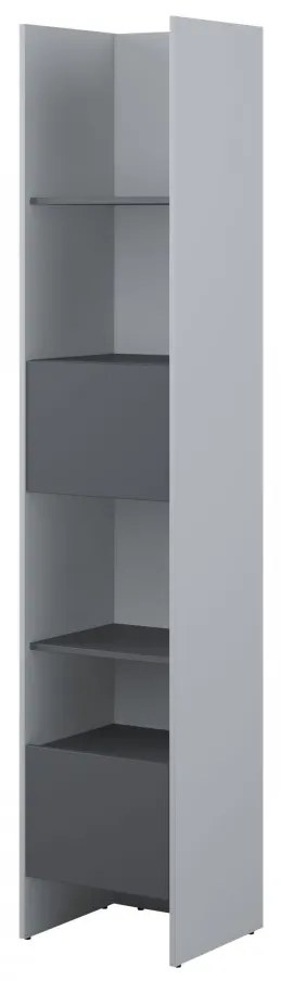 Polica Bed-Concept BC-23, Farby: dub artisan / čierna