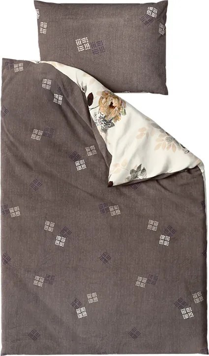 Obojstranné obliečky DUO SENSE CARMELIA vzorované + obliečka na vankúšik 40x50 cm ZDARMA Rozmer obliečky: 70 x 90 cm | 140 x 200 cm