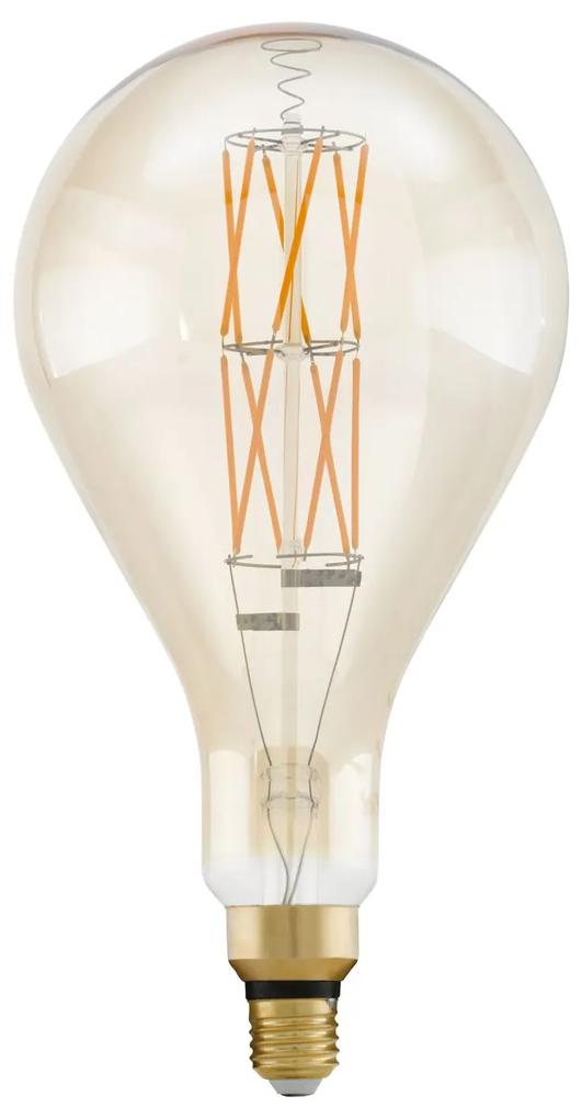 Vintage LED žiarovka so stmievateľným vláknom EGLO, E27, PS160, 8W, 806lm, teplá biela