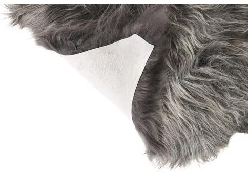 Pravá ovčia dekoratívna koža Island sivá