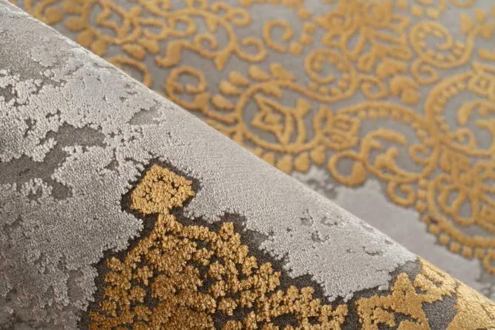 Lalee Kusový koberec Elegance 901 Gold Rozmer koberca: 120 x 170 cm