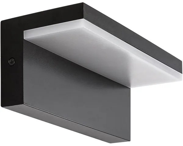 Rabalux 77092 - LED Vonkajšie nástenné svietidlo ZARAGOZA LED/10W/230V IP54 čierna