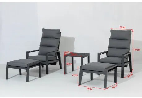 Doppler SANTINI – záhradný relaxačný set