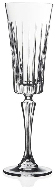 RCR TIMELESS POHÁR NA ŠAMPANSKÉ 210ML SADA 6KS
