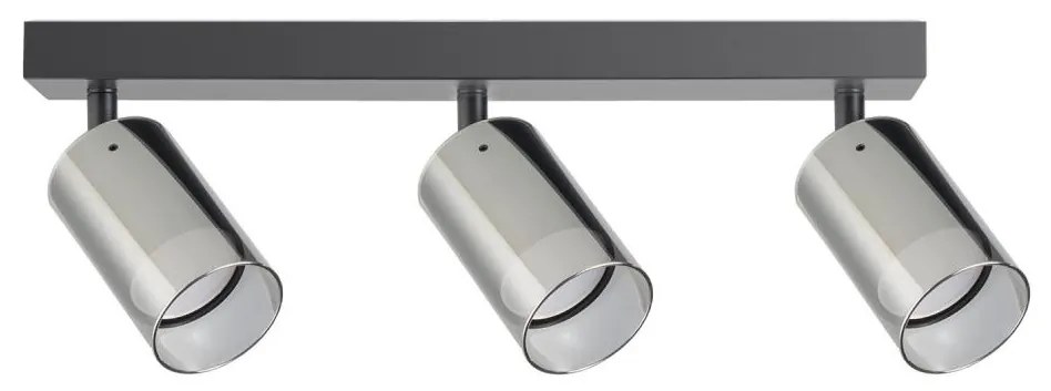 Zuma Line 2211BD-3-BK - Bodové svietidlo REN 3xGU10/50W/230V čierna/šedá