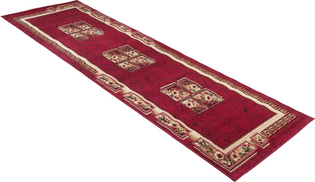 TA Koberec 4489B ČERVENÝ ATLAS PP Rozmer: 100x150 cm