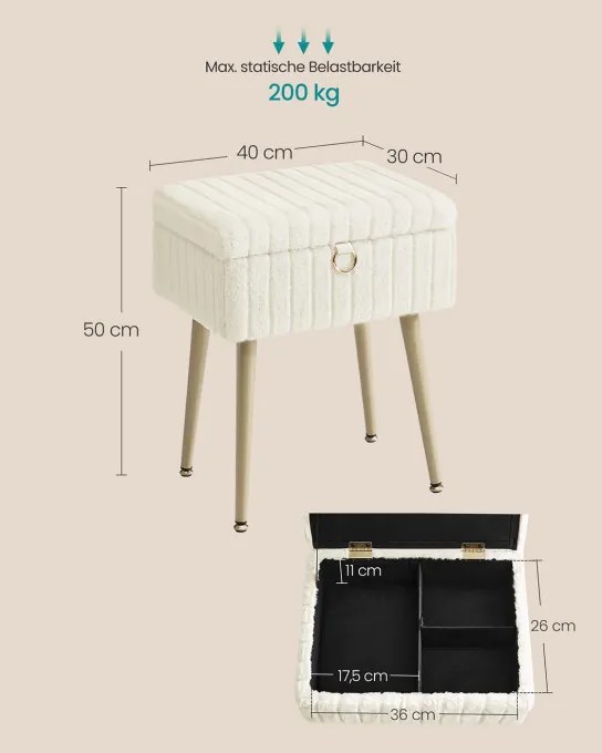 Úložná taburetka LOM505WZ02