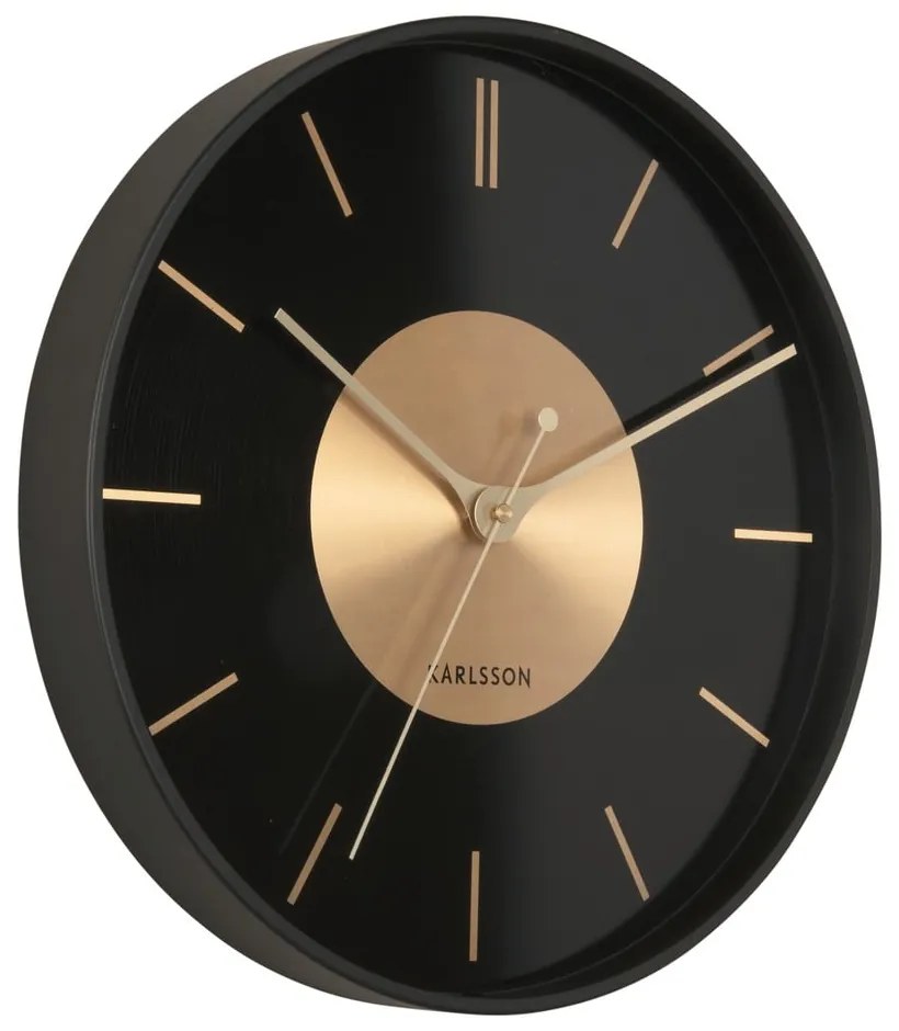 Nástenné hodiny ø 35 cm Gold Disc – Karlsson