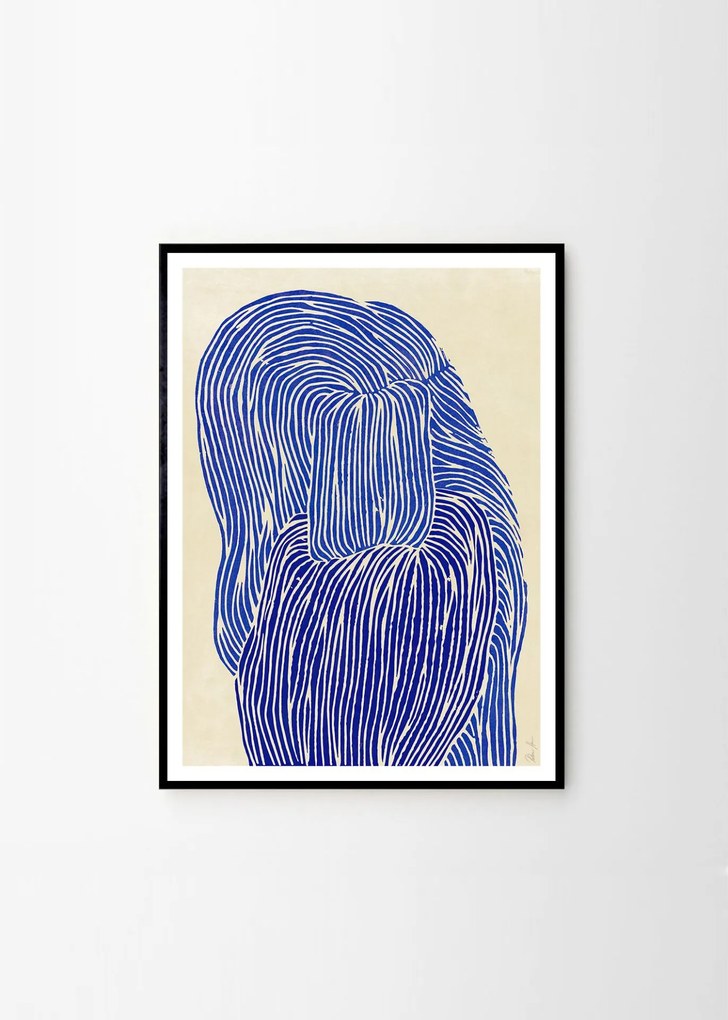 THE POSTER CLUB Autorský plagát Deep Blue by Rebecca Hein 30 x 40 cm