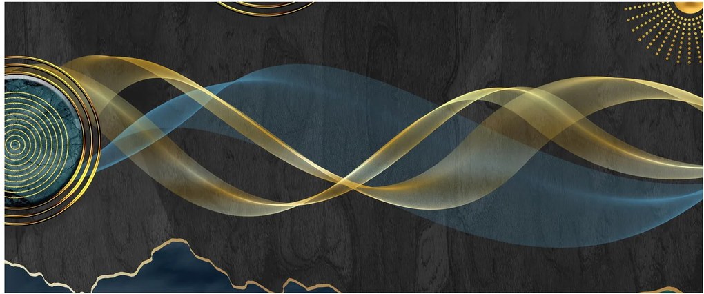 Obraz - Abstrakcia (120x50 cm)