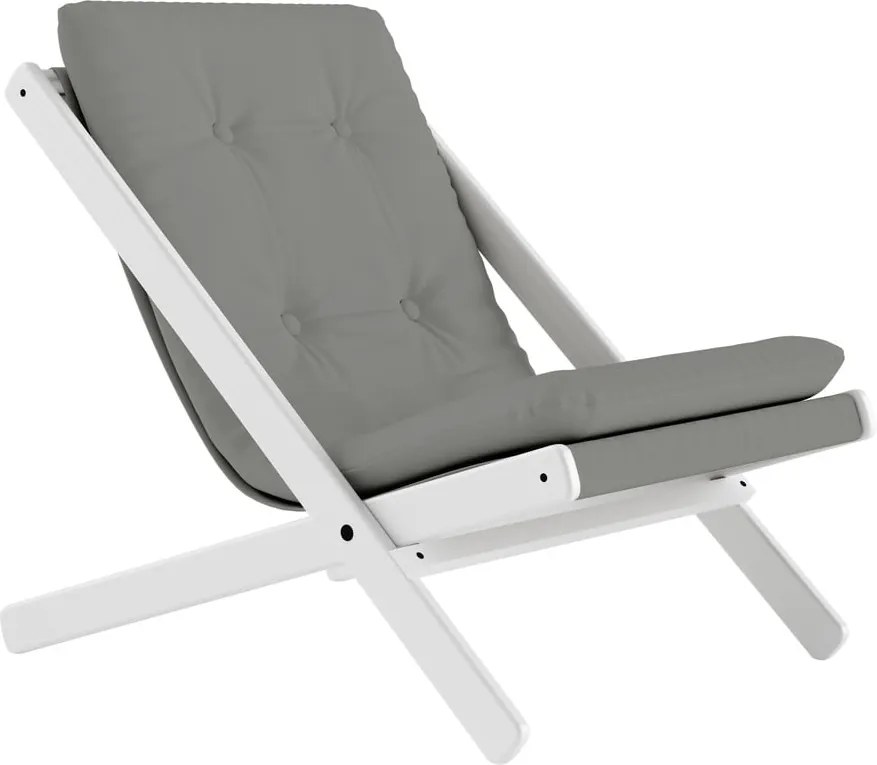 Skladacie kreslo Karup Design Boogie White/Grey