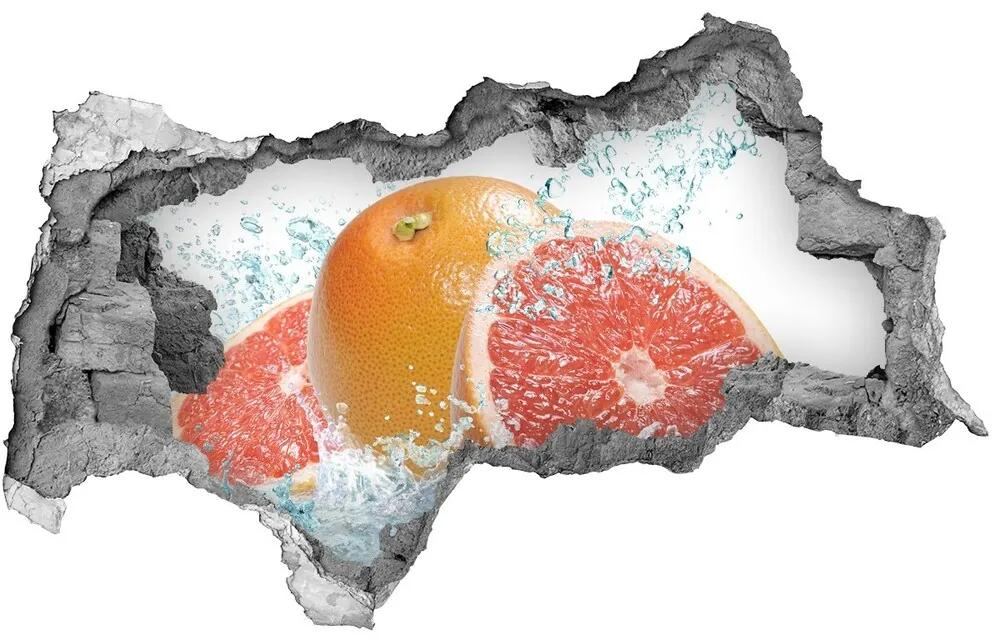 Nálepka 3D diera na stenu Grapefruit nd-b-113852536