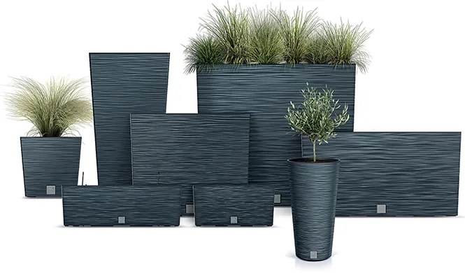 Plastový kvetináč DFRH300 30 cm - biela