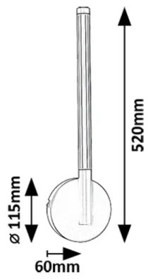 Rabalux 71167 - LED Nástenné svietidlo NIVARO LED/6W/230V
