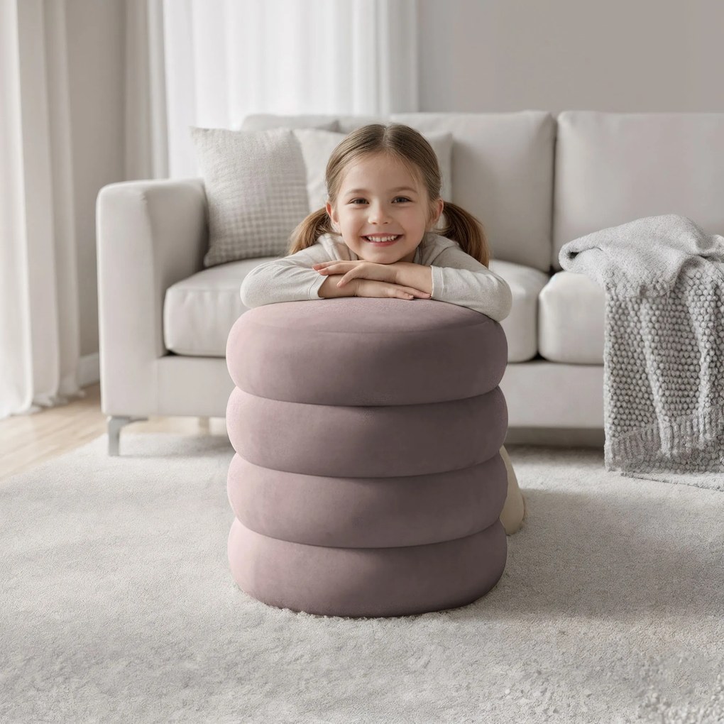 Taburet Snuggo II tmavoružový