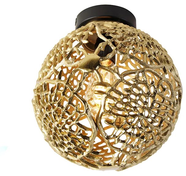 Stropné svietidlo v štýle Art Deco zlaté - Maro