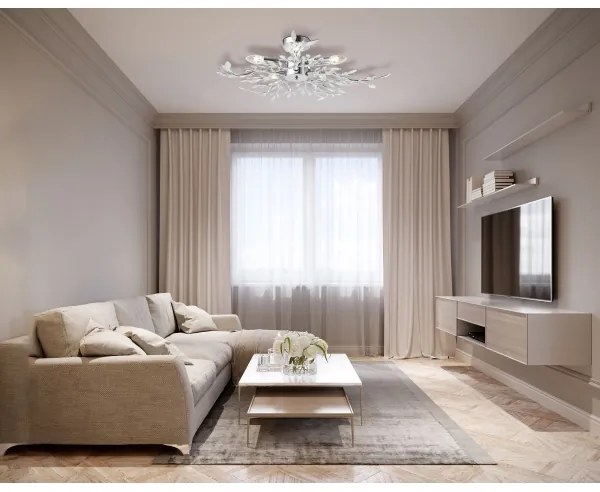 GLOBO 68541-5 - Stropné svietidlo FLASH 5xE14/40W/230V