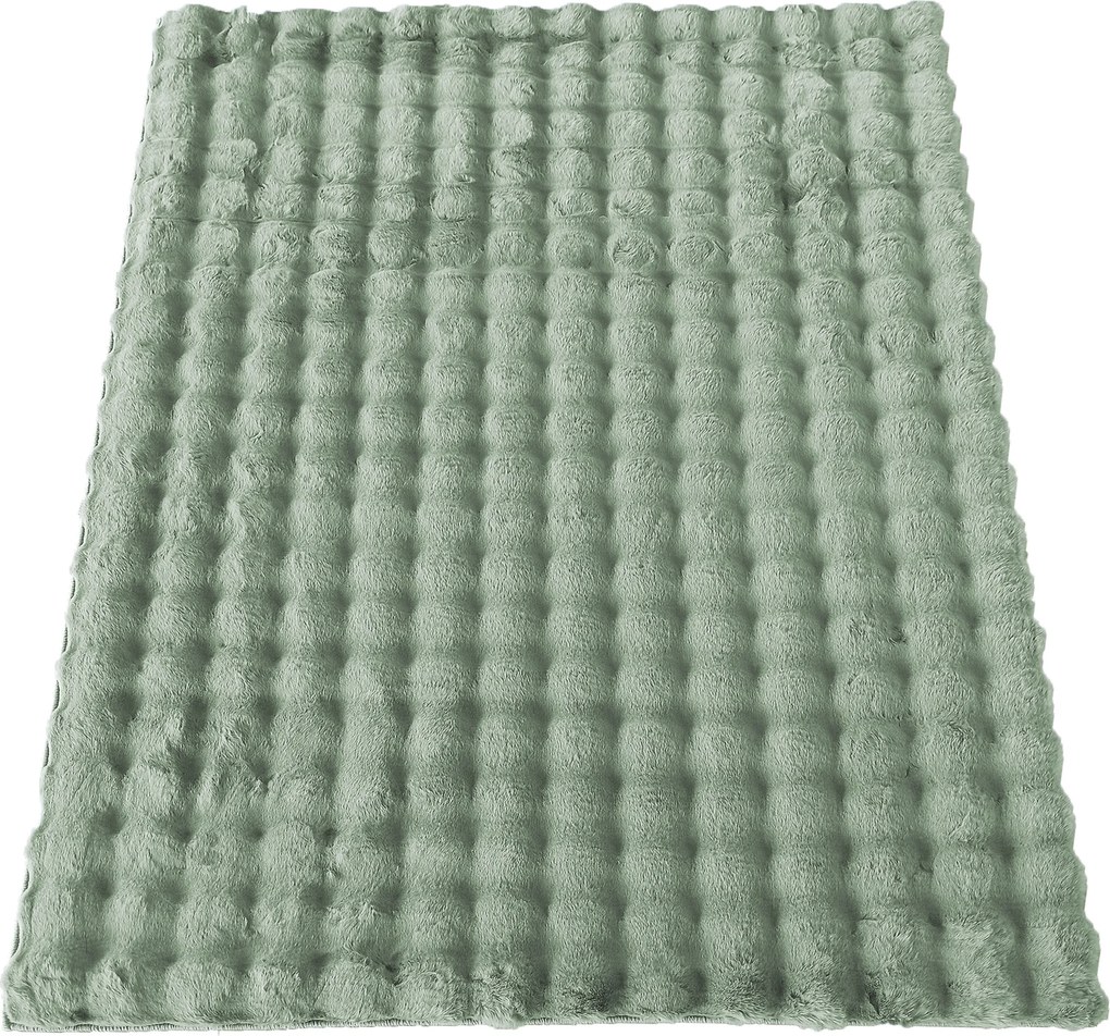 DY MERLIN 3D Zelený koberec Rozmer: 80x150 cm