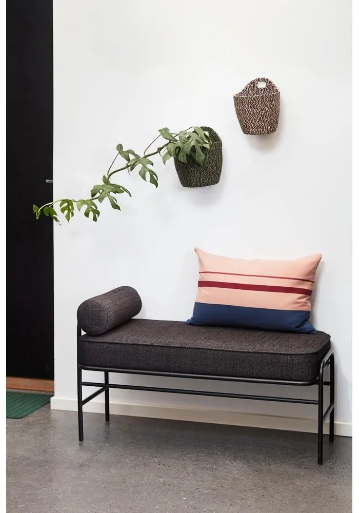 Hnedá leňoška s vankúšom Hübsch Pipe