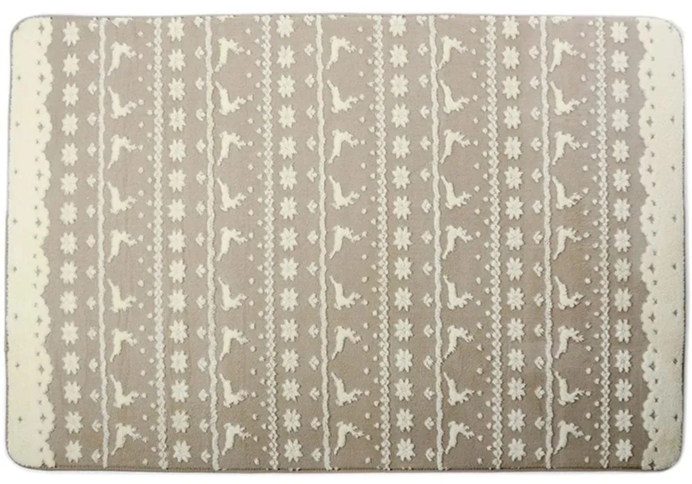 Tutumi Bergen, plyšový koberec 160x230cm, béžová, SHG-04017