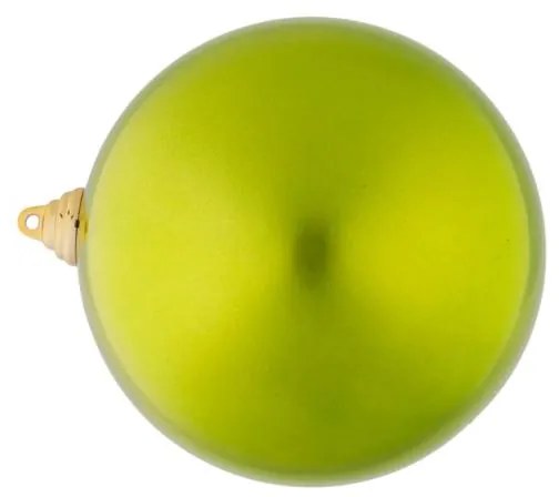 DECOLED Plastová koule, prům. 15 cm, zelená, lesklá