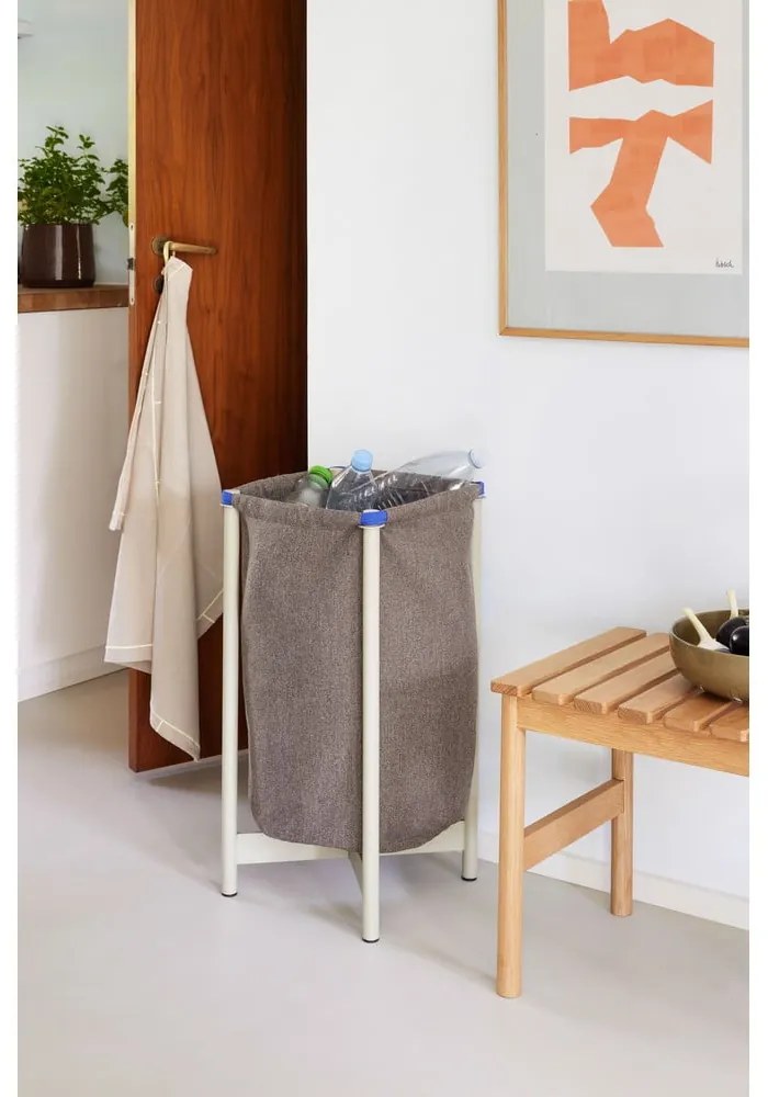 Béžový látkový kôš na bielizeň Pod – Hübsch