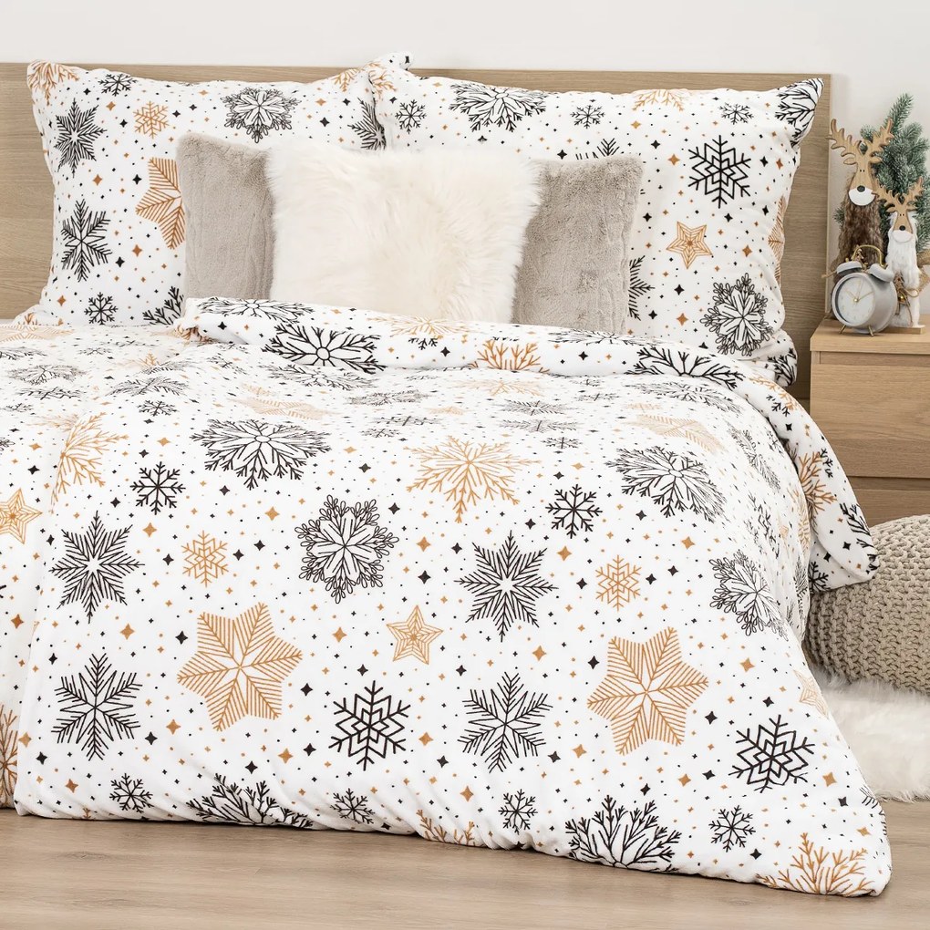 4Home Obliečky mikroflanel Golden Frost, 160 x 200 cm, 70 x 80 cm