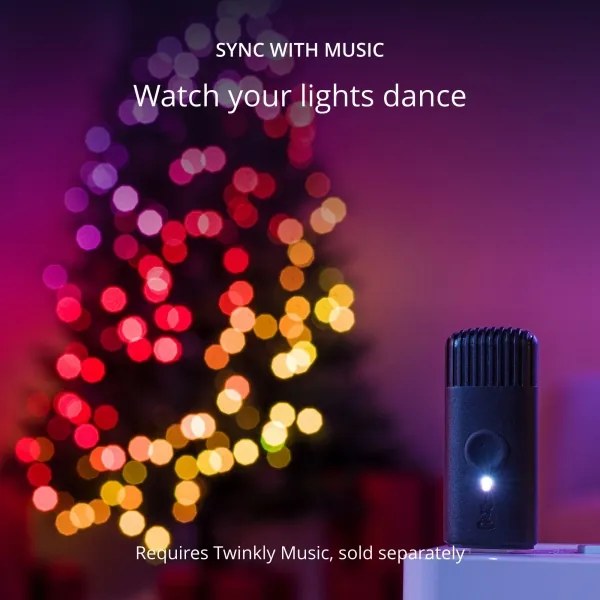 Twinkly TWKP100RGB-G - LED RGB Stmievateľná vianočná reťaz LED 8 m USB Wi-Fi