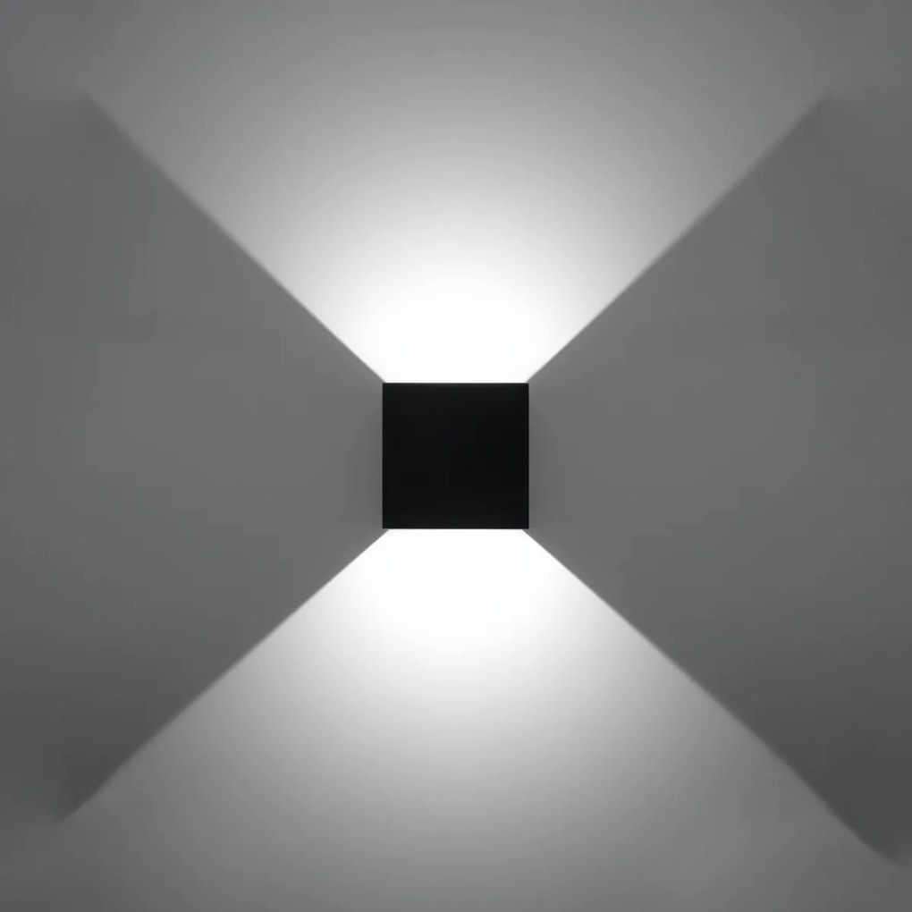 Nástenné LED svietidlo Luca, 1x LED 6w, 3000k, b