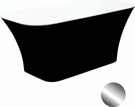 Besco Voľne stojaca vaňa z liateho mramoru Assos BW 160x70 BESCO-Typ výpuste: Click-Clack štandard, chróm, BESCO-Rozmery: 160x70, BESCO-Farba: Biela/…