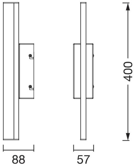 Ledvance-LED Stmievateľné osvetlenie zrkadla ORBIS MIRROR LED/6,8W/230V 40 cm IP44