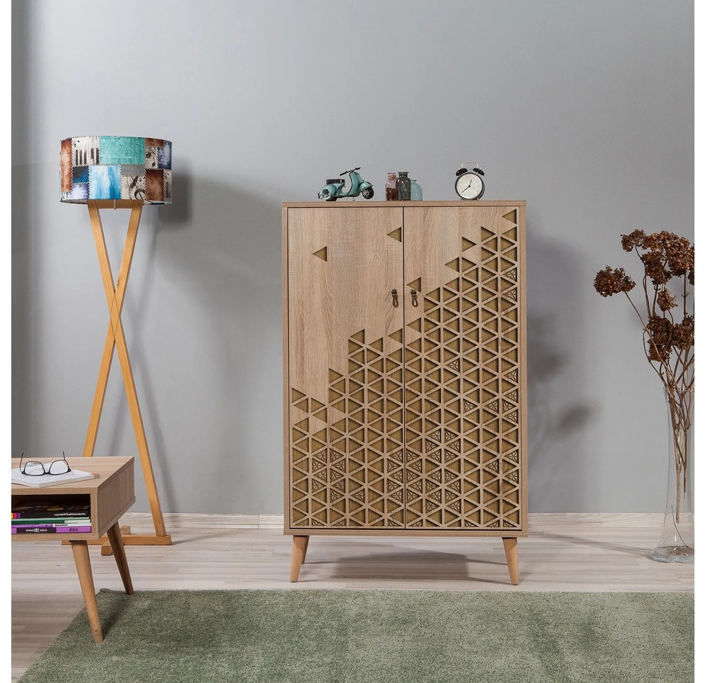 Skrinka Multibox 120 (dub sonoma). Akcia -17%. Vlastná spoľahlivá doprava až k Vám domov. 1088378